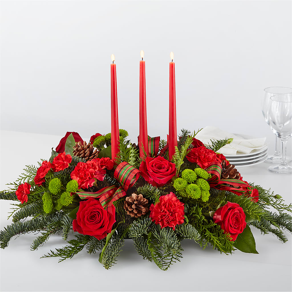 By the Candlelight Centerpiece – Carisma Florists, Mississauga ON