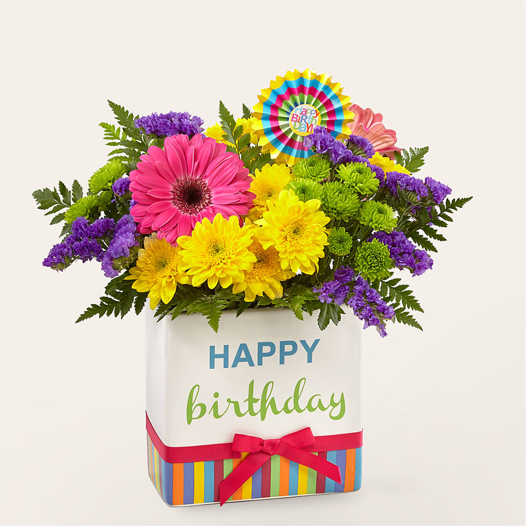 Birthday Brights Bouquet – Carisma Florists, Mississauga ON