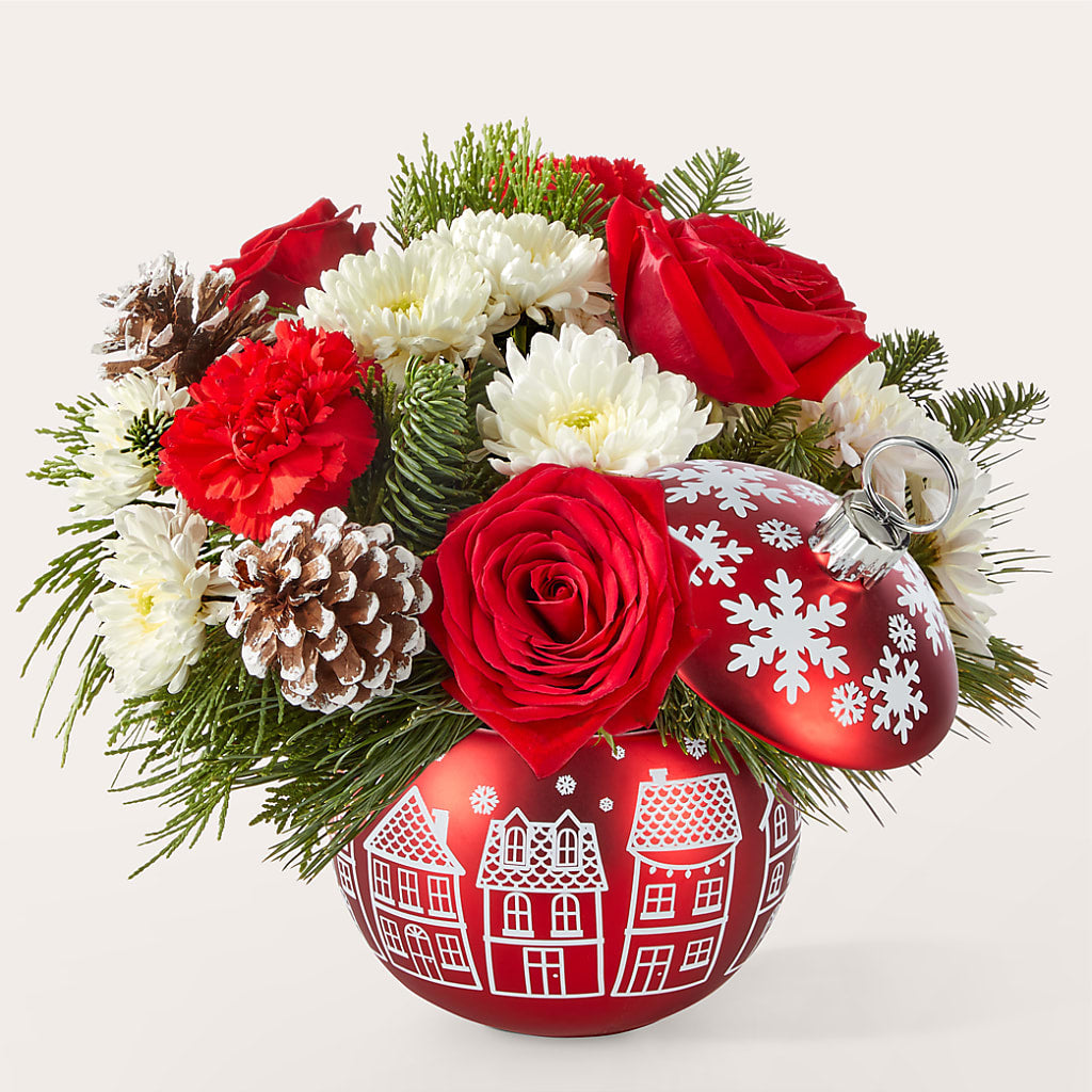 Christmas Village Ornament – Carisma Florists, Mississauga ON