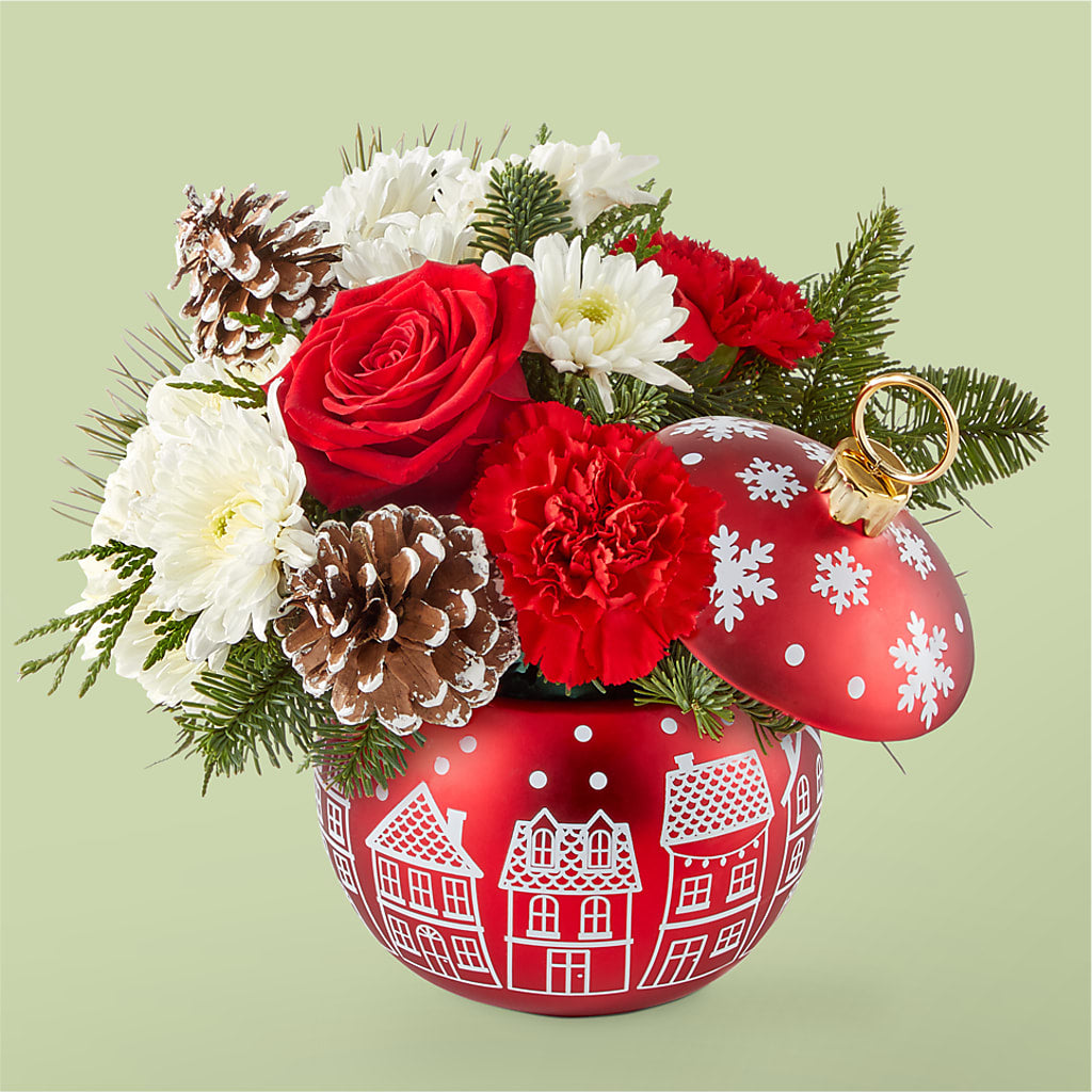 Christmas Village Ornament – Carisma Florists, Mississauga ON