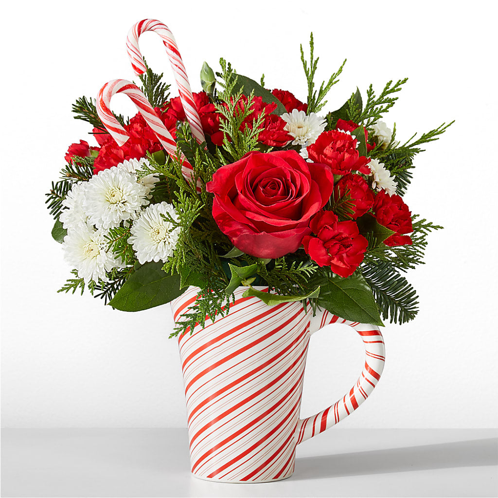 Peppermint Swirl Mug – Carisma Florists, Mississauga ON