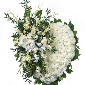 FLEURISTES CARISMA® Coeur blanc