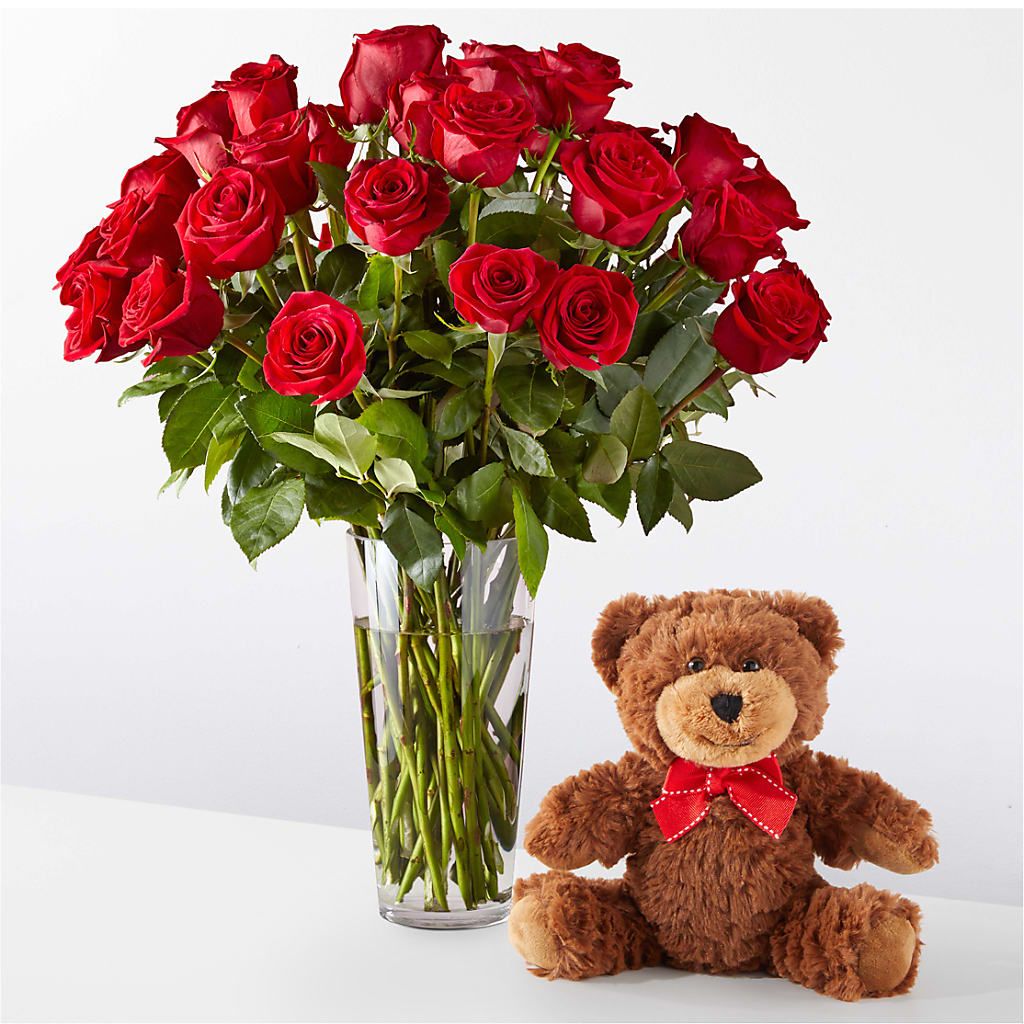 Romantic Long Stem Red Rose Bouquet Bundles – Carisma Florists, Mississauga ON