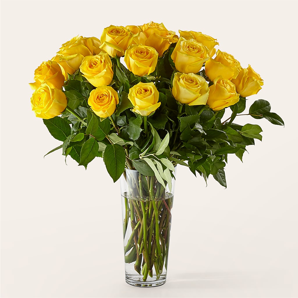 Long Stem Yellow Rose Bouquet – Carisma Florists, Mississauga ON