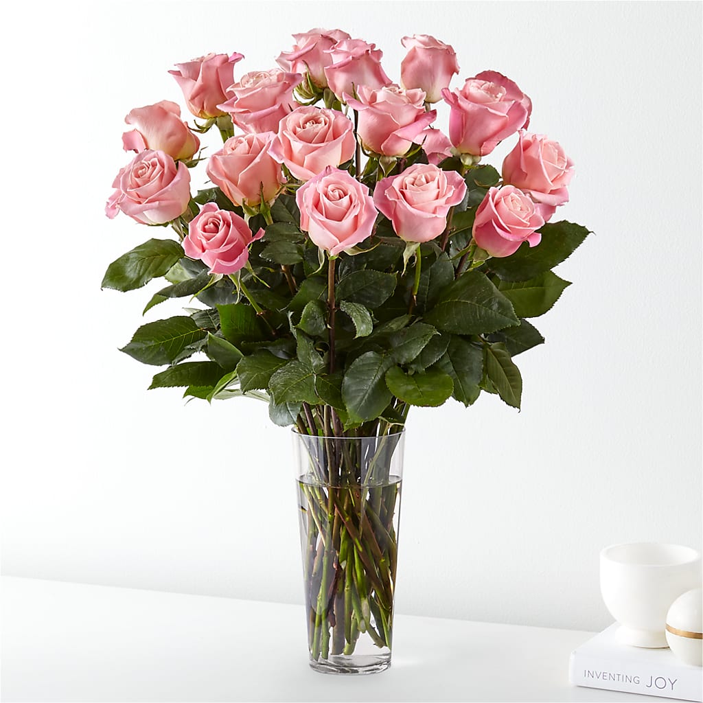 Long Stem Pink Rose Bouquet – Carisma Florists, Mississauga ON