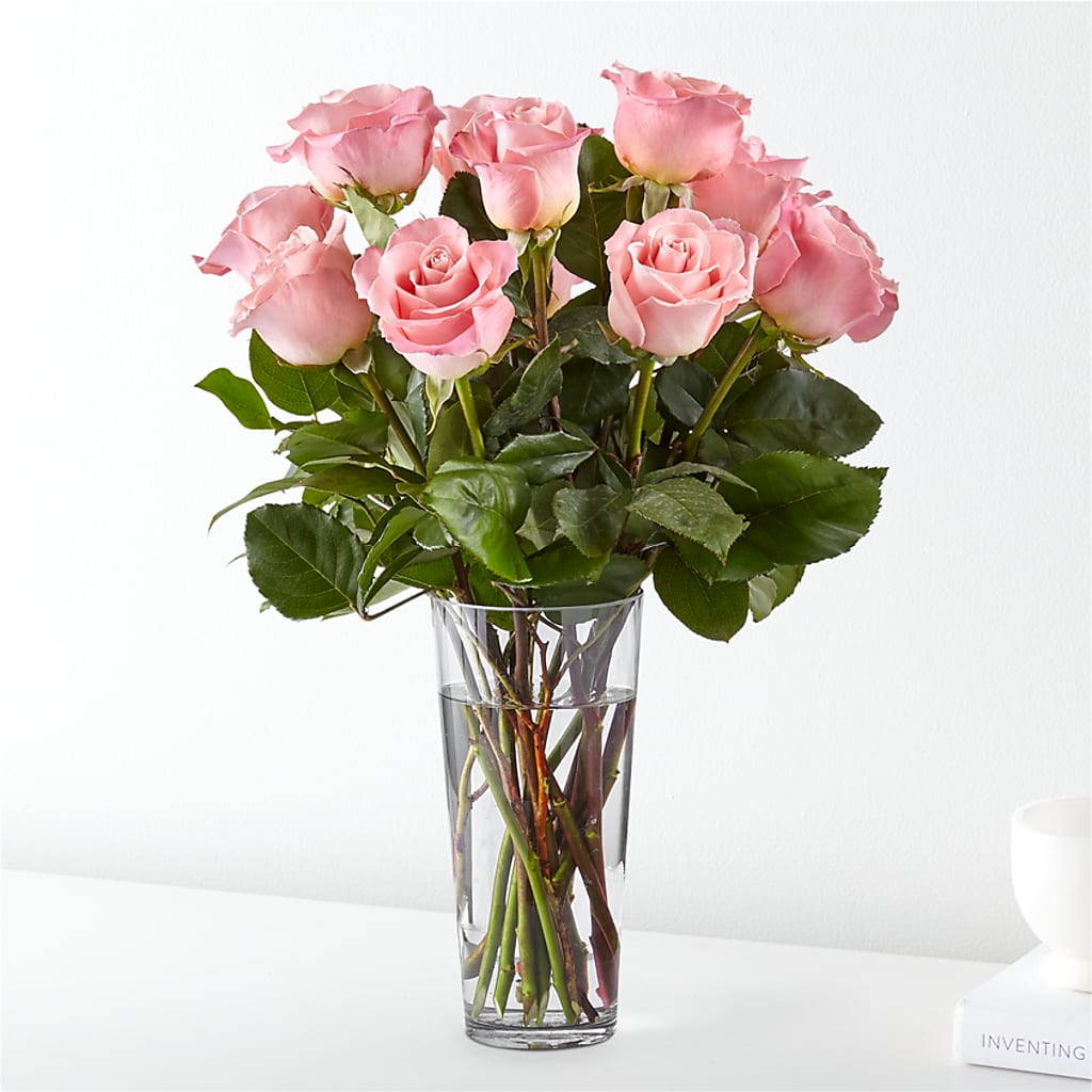 Long Stem Pink Rose Bouquet – Carisma Florists, Mississauga ON