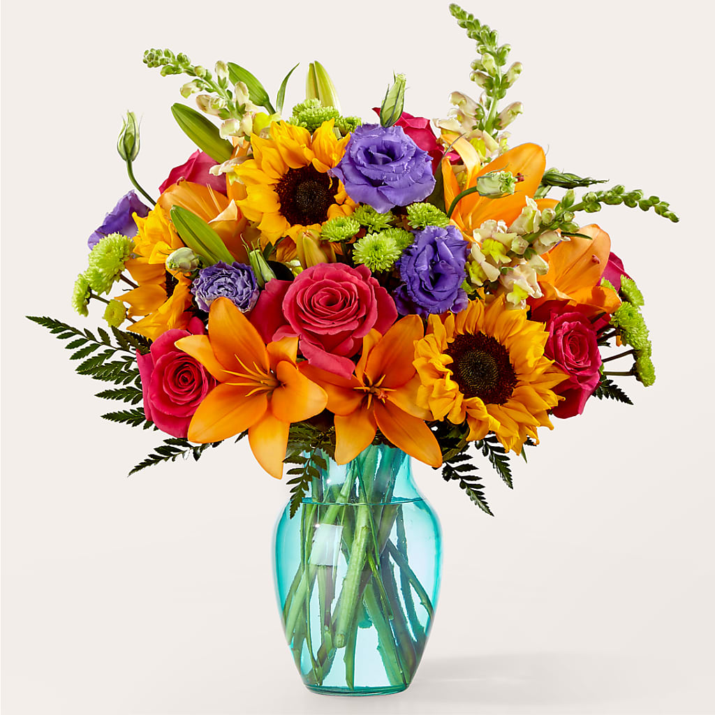 Double Rainbow Bouquet – Carisma Florists, Mississauga ON