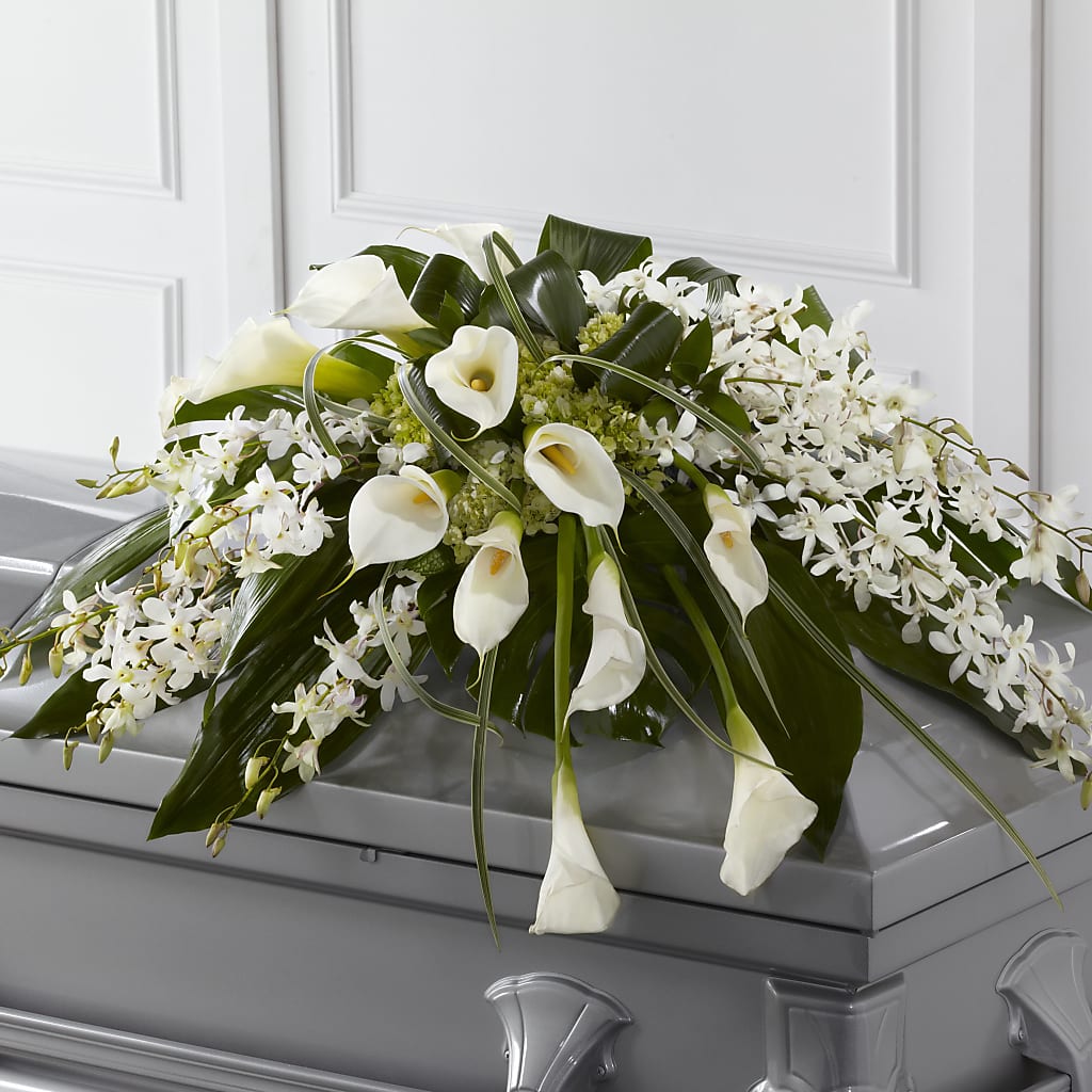 Angel Wings Casket Spray – Carisma Florists, Mississauga ON