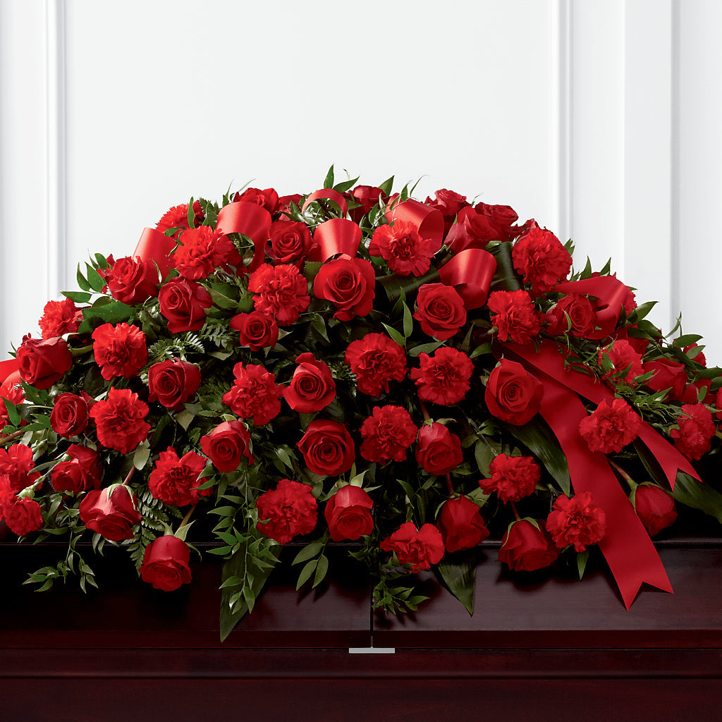 Tribute of Life Casket Spray – Carisma Florists, Mississauga ON