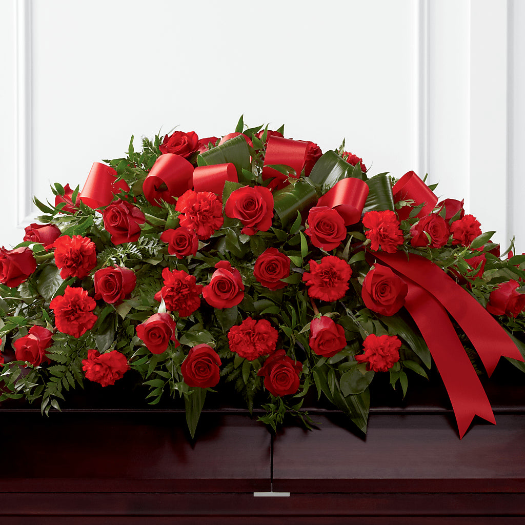 Tribute of Life Casket Spray – Carisma Florists, Mississauga ON