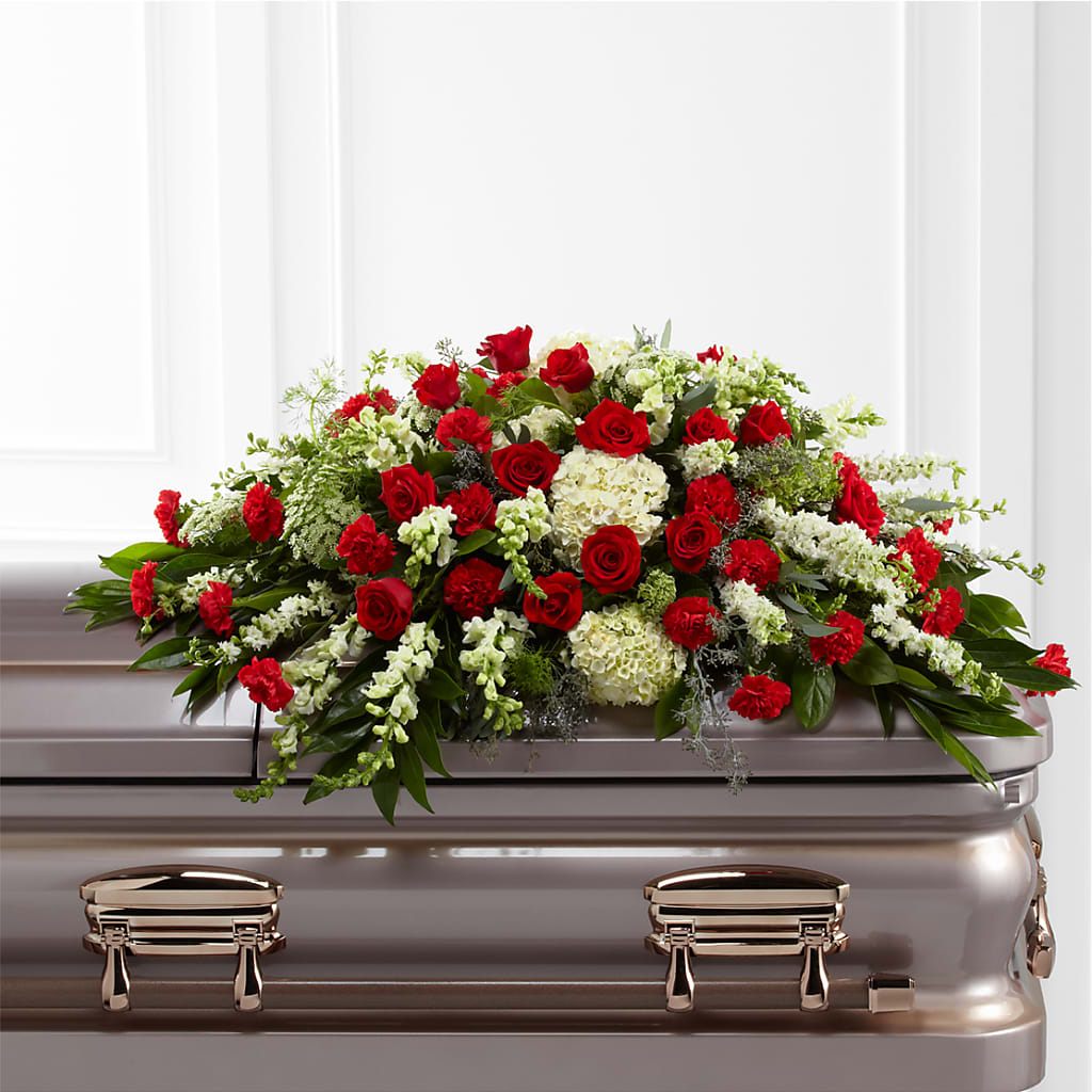 Sincerity Casket Spray – Carisma Florists, Mississauga ON