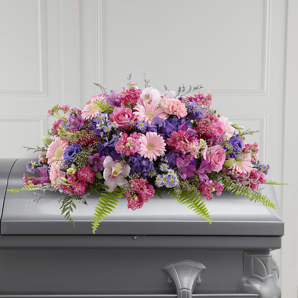 Glorious Garden Casket Spray – Carisma Florists, Mississauga ON