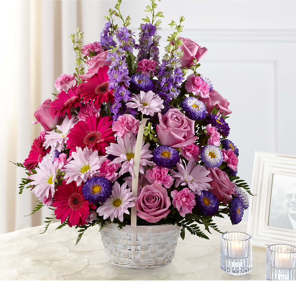 Pastel Peace Basket – Carisma Florists, Mississauga ON