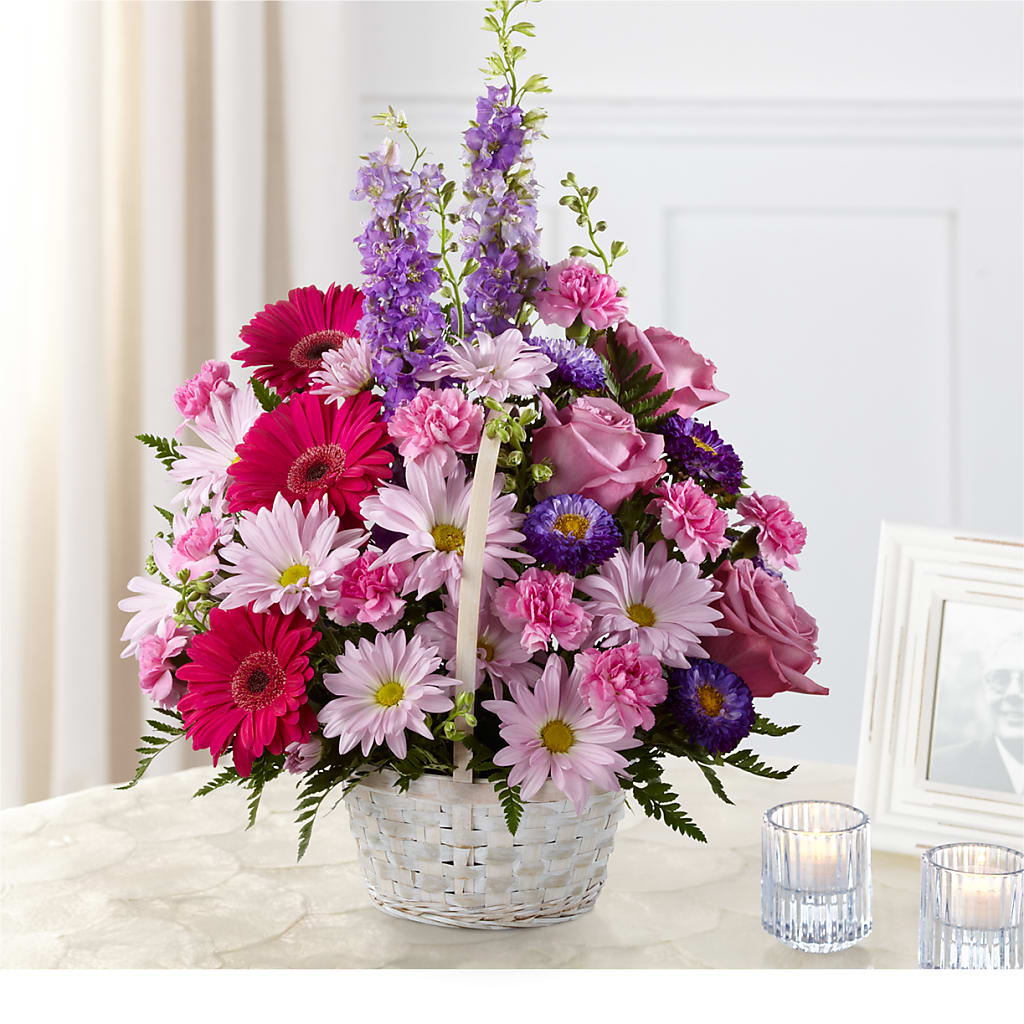 Pastel Peace Basket – Carisma Florists, Mississauga ON