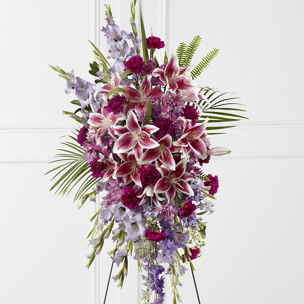 Tender Touch Standing Spray – Carisma Florists, Mississauga ON