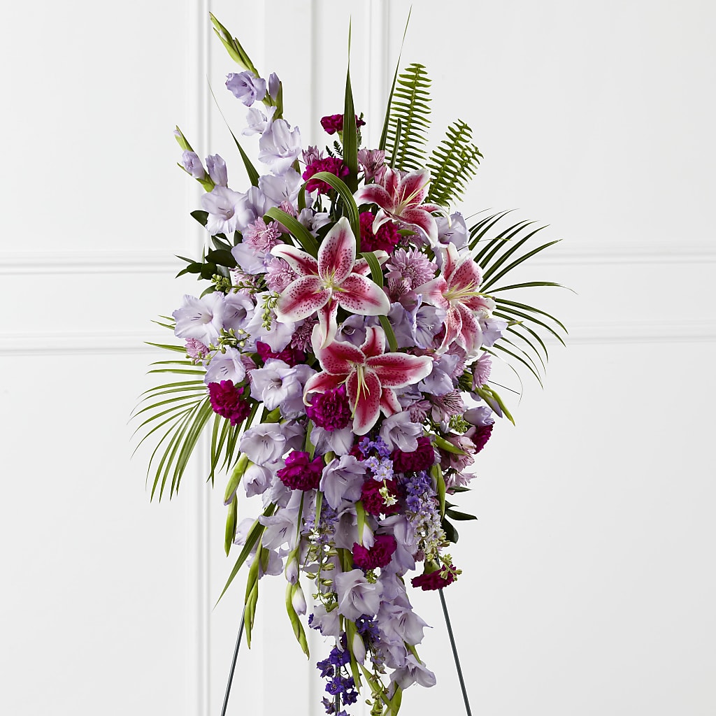 Tender Touch Standing Spray – Carisma Florists, Mississauga ON
