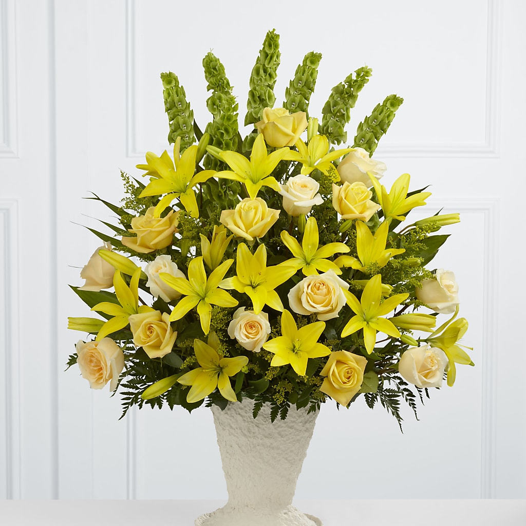 Golden Memories Arrangement – Carisma Florists, Mississauga ON