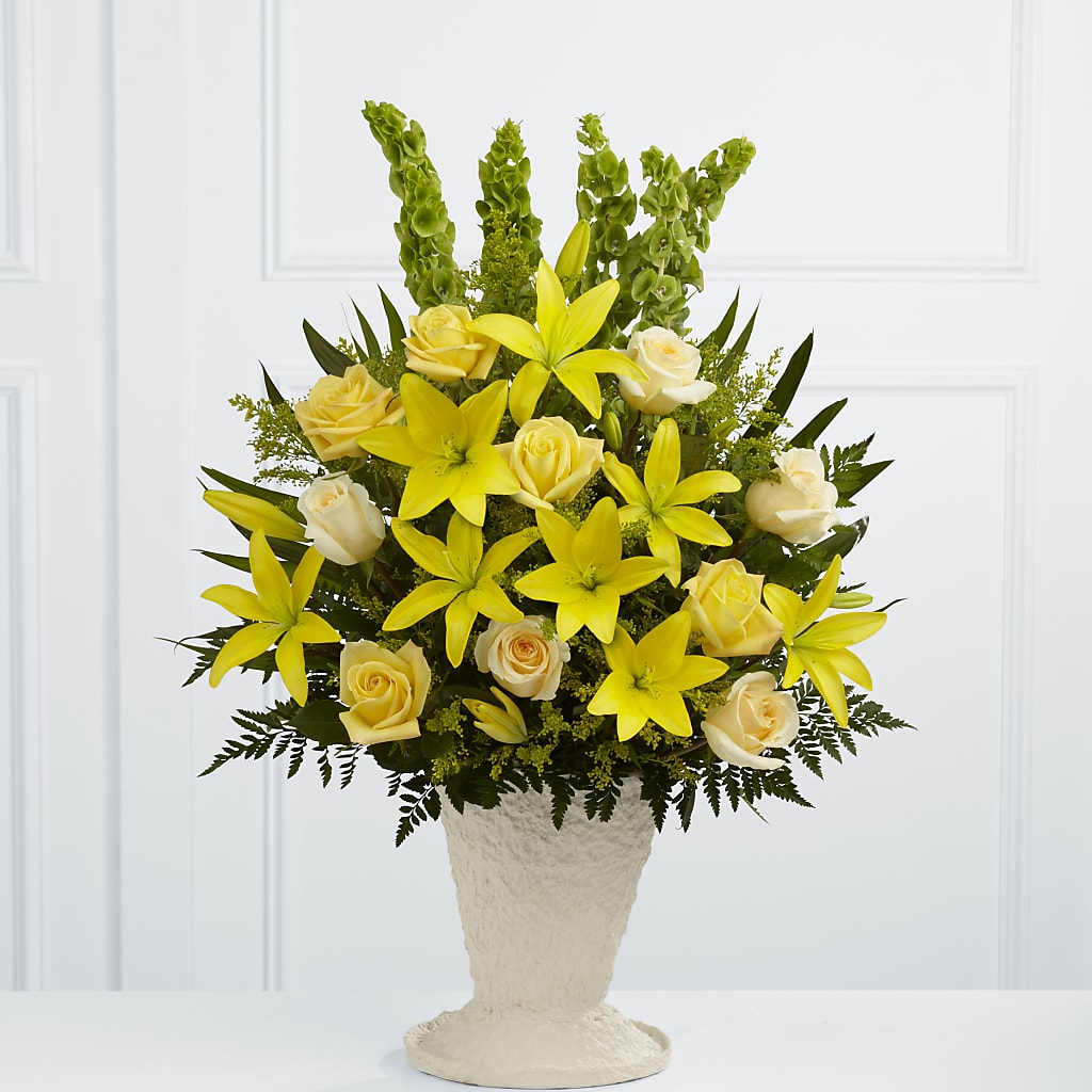 Golden Memories Arrangement – Carisma Florists, Mississauga ON