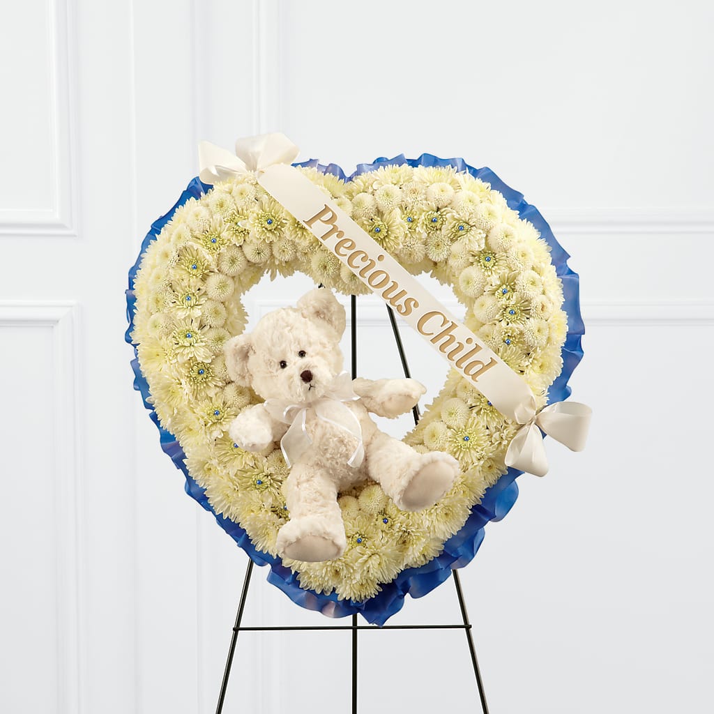 Precious Child Standing Heart – Carisma Florists, Mississauga ON