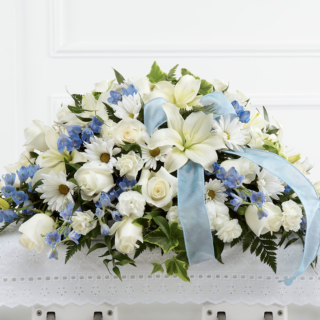 Tender Treasure Casket Spray – Carisma Florists, Mississauga ON
