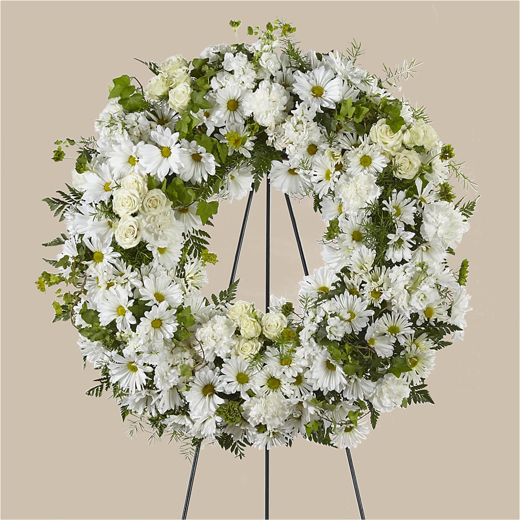 Faithful Wishes Wreath – Carisma Florists, Mississauga ON
