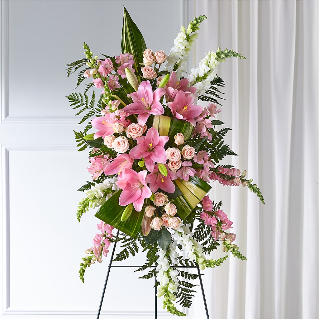 Elegant Embrace Standing Spray – Carisma Florists, Mississauga ON