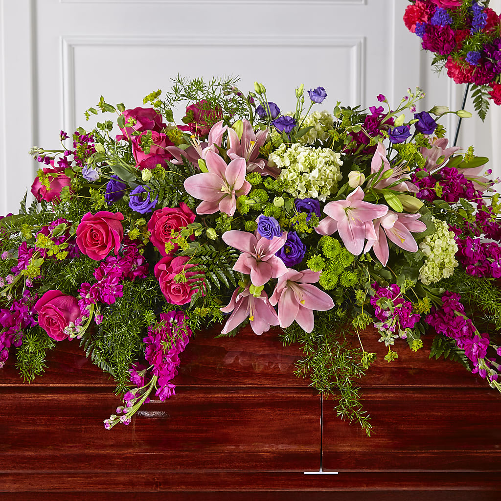Radiant Tribute Casket Spray – Carisma Florists, Mississauga ON