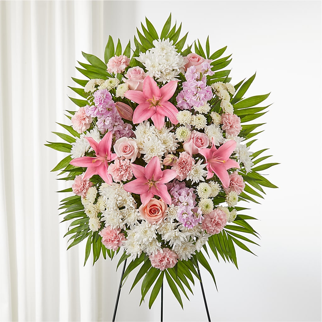 Offering Solace Standing Spray – Carisma Florists, Mississauga ON