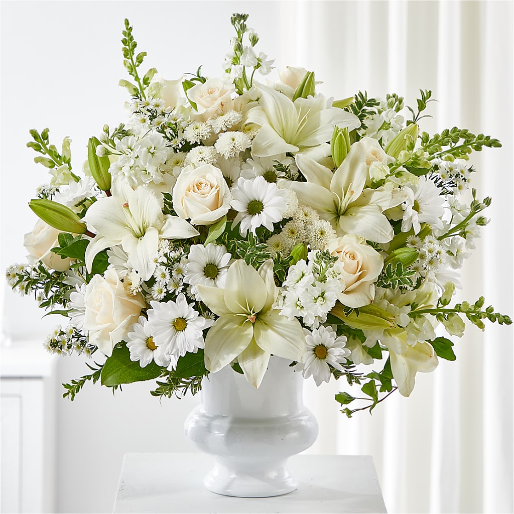 Uplifting Urn Arrangement – Carisma Florists, Mississauga ON