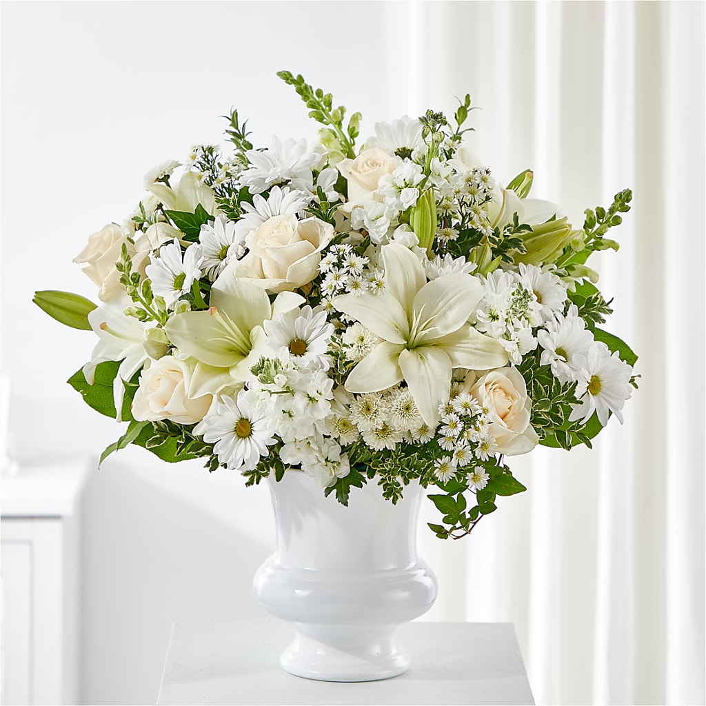 Uplifting Urn Arrangement – Carisma Florists, Mississauga ON