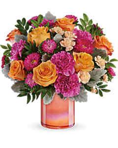 Teleflora's Perfect Spring Peach Bouquet – Carisma Florists, Mississauga ON