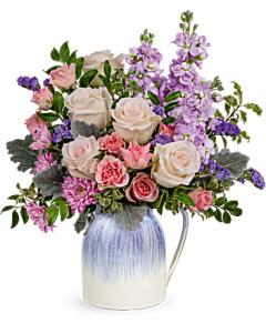 Teleflora's Pour on the Pretty Bouquet – Carisma Florists, Mississauga ON