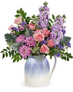 Teleflora's Pour on the Pretty Bouquet – Carisma Florists, Mississauga ON