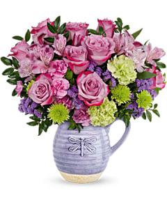 Teleflora's Whimsical Dragonfly Bouquet