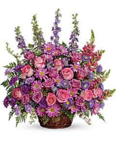 Gracious Lavender Basket – Carisma Florists, Mississauga ON