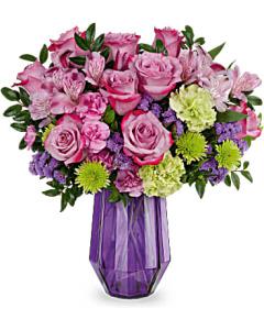 Teleflora's Geometric Rose Bouquet – Carisma Florists, Mississauga ON