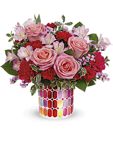 Charming Mosaic Bouquet – Carisma Florists, Mississauga ON