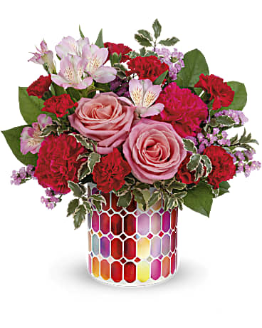 Charming Mosaic Bouquet – Carisma Florists, Mississauga ON