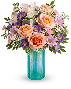 Teleflora's Aqua Rose Bouquet – Carisma Florists, Mississauga ON
