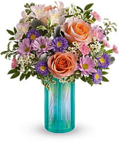 Teleflora's Aqua Rose Bouquet – Carisma Florists, Mississauga ON