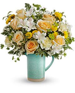 Teleflora's Adored Aqua Bouquet DX – Carisma Florists, Mississauga ON