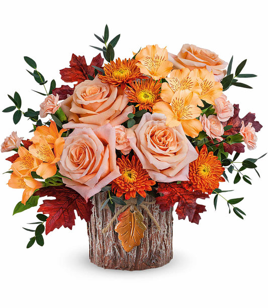 Bouquet de jardin sous les bois