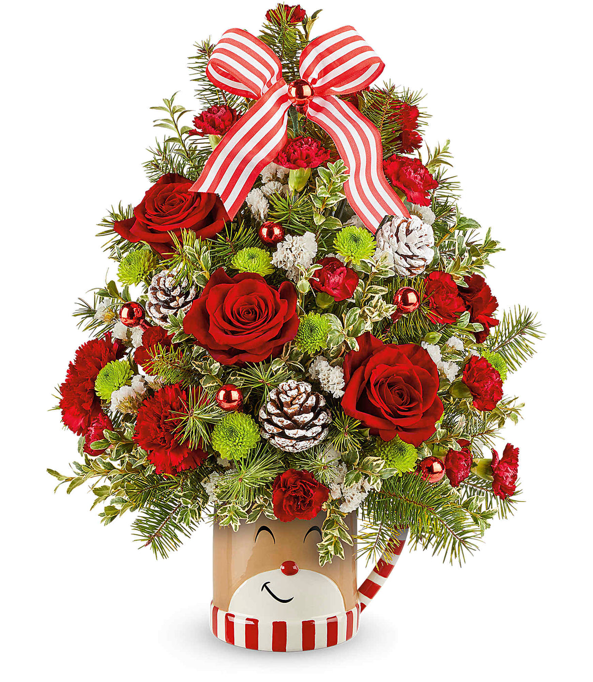 Send A Hug Merry Reindeer Tree – Carisma Florists, Mississauga ON