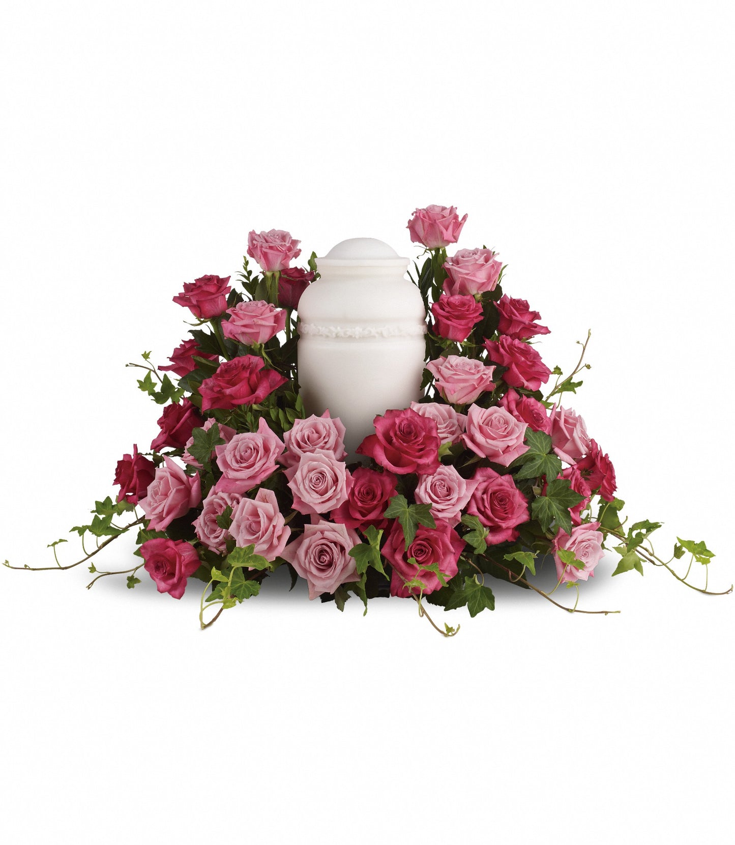 Bed of Pink Roses – Carisma Florists, Mississauga ON