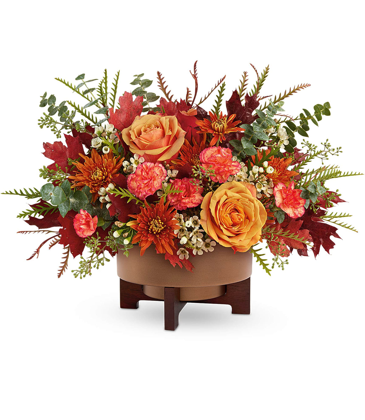 Modern Copper Centerpiece – Carisma Florists, Mississauga ON