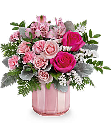 Blushing Gem Bouquet – Carisma Florists, Mississauga ON