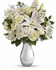 Teleflora's Shimmering White Bouquet – Carisma Florists, Mississauga ON