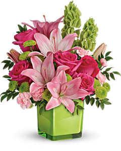 Teleflora's In Love With Lime Bouquet – Carisma Florists, Mississauga ON
