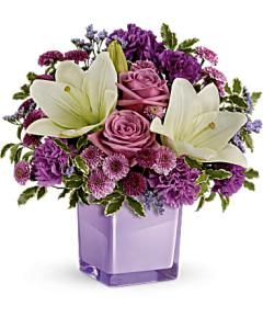 Bouquet violet agréable de Teleflora