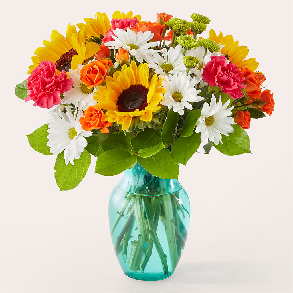 Sun-drenched Blooms Bouquet – Carisma Florists, Mississauga ON